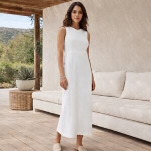 NWT: Jenni Kayne Blair White Dress in size Large